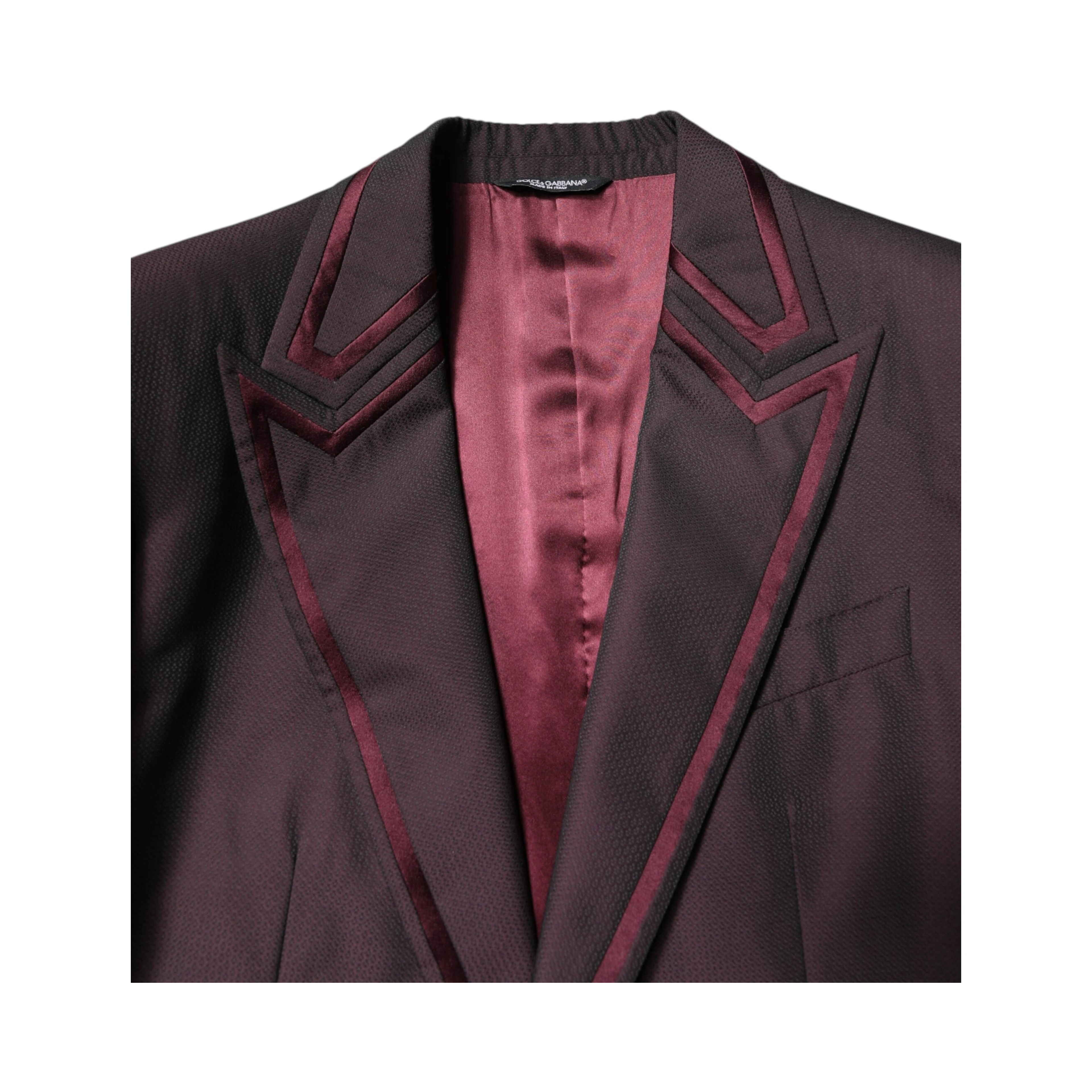 Maroon Single Breasted Formal 2 Piece Suit