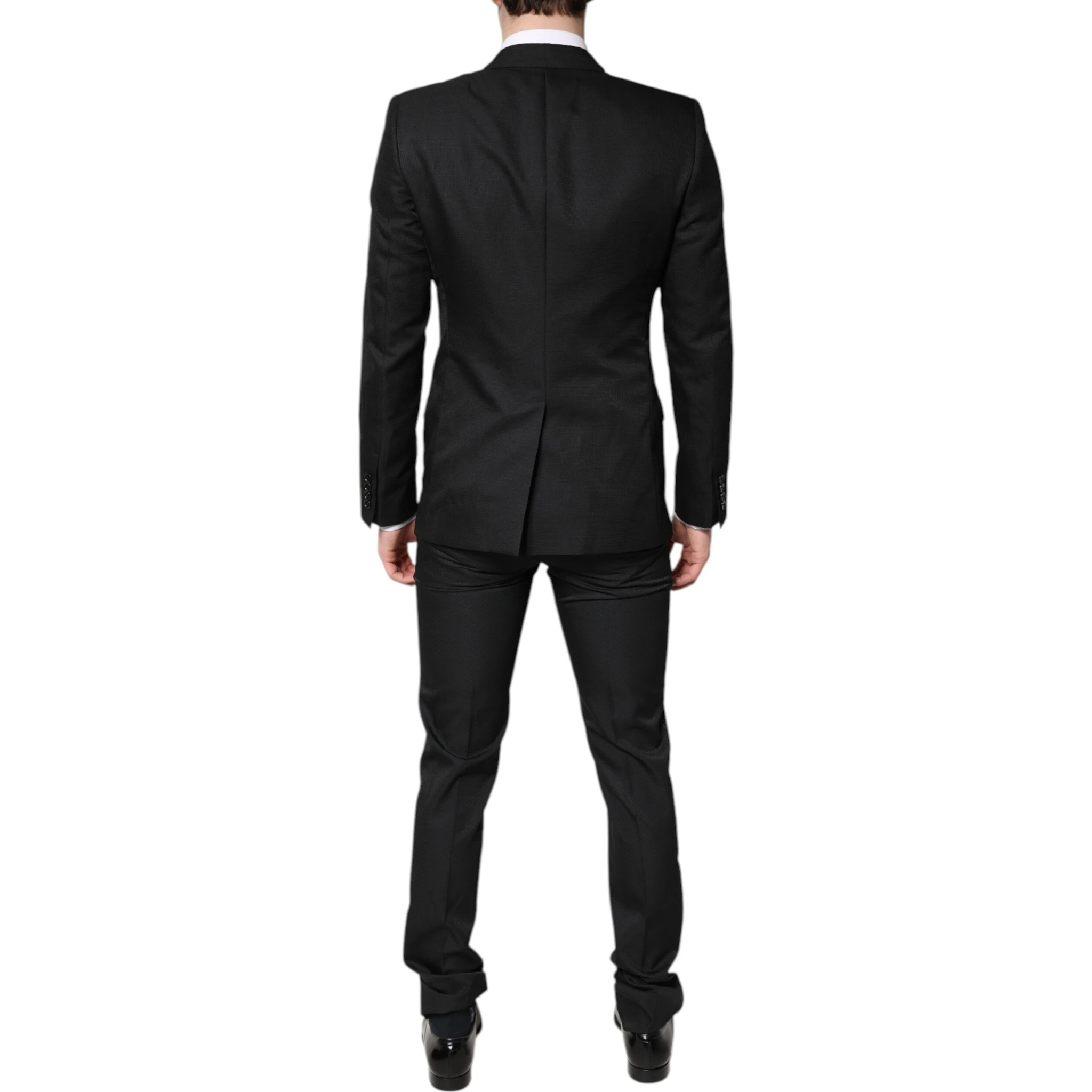 Black Single Breasted Formal 2 Piece Suit