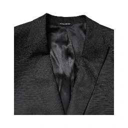 Black Single Breasted Formal 2 Piece Suit