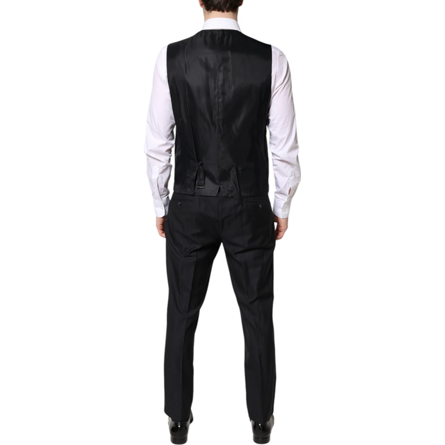Black Double Breasted Formal 3 Piece Suit