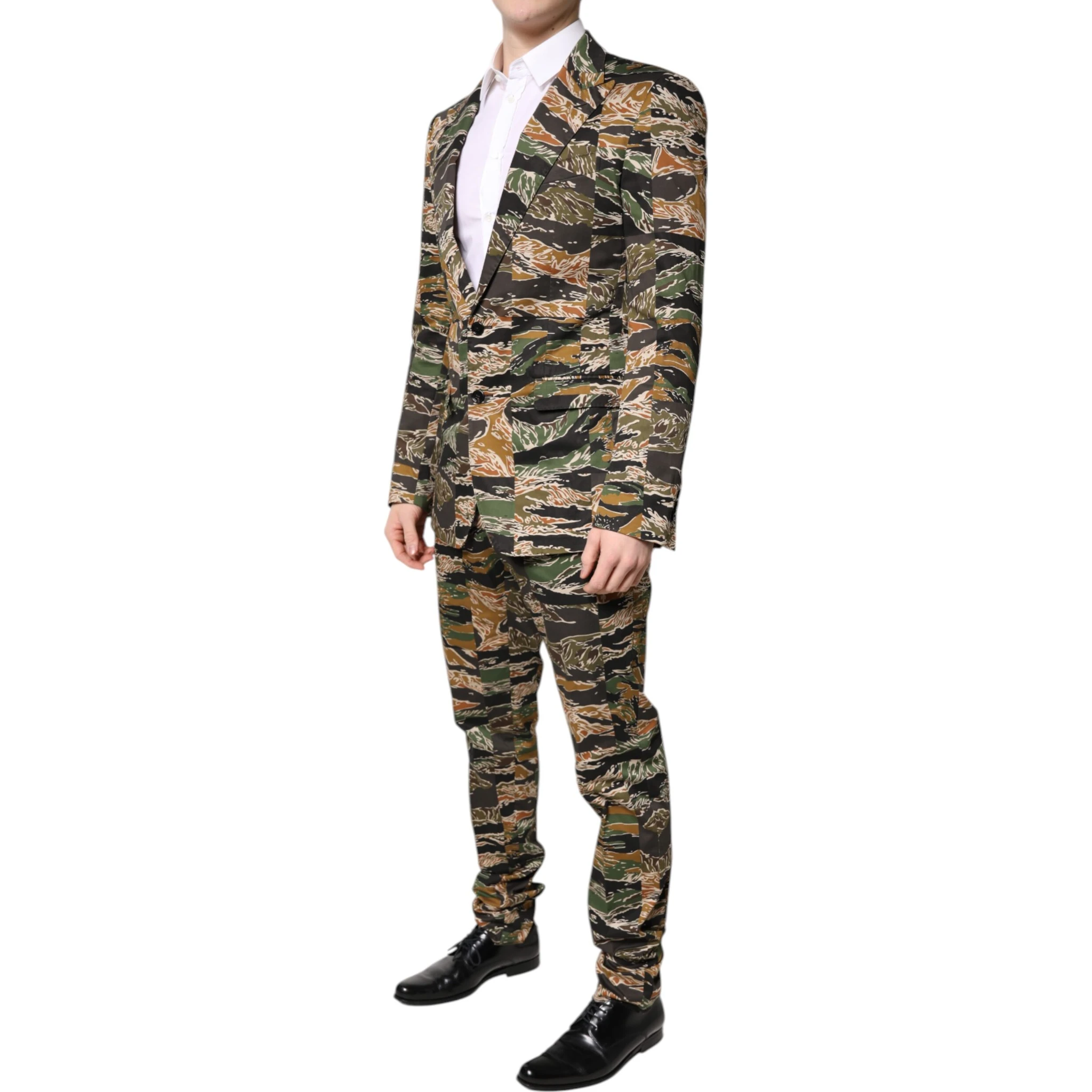 Multicolor TAORMINA Single Breasted 2 Piece Suit