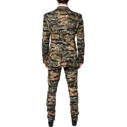 Multicolor TAORMINA Single Breasted 2 Piece Suit