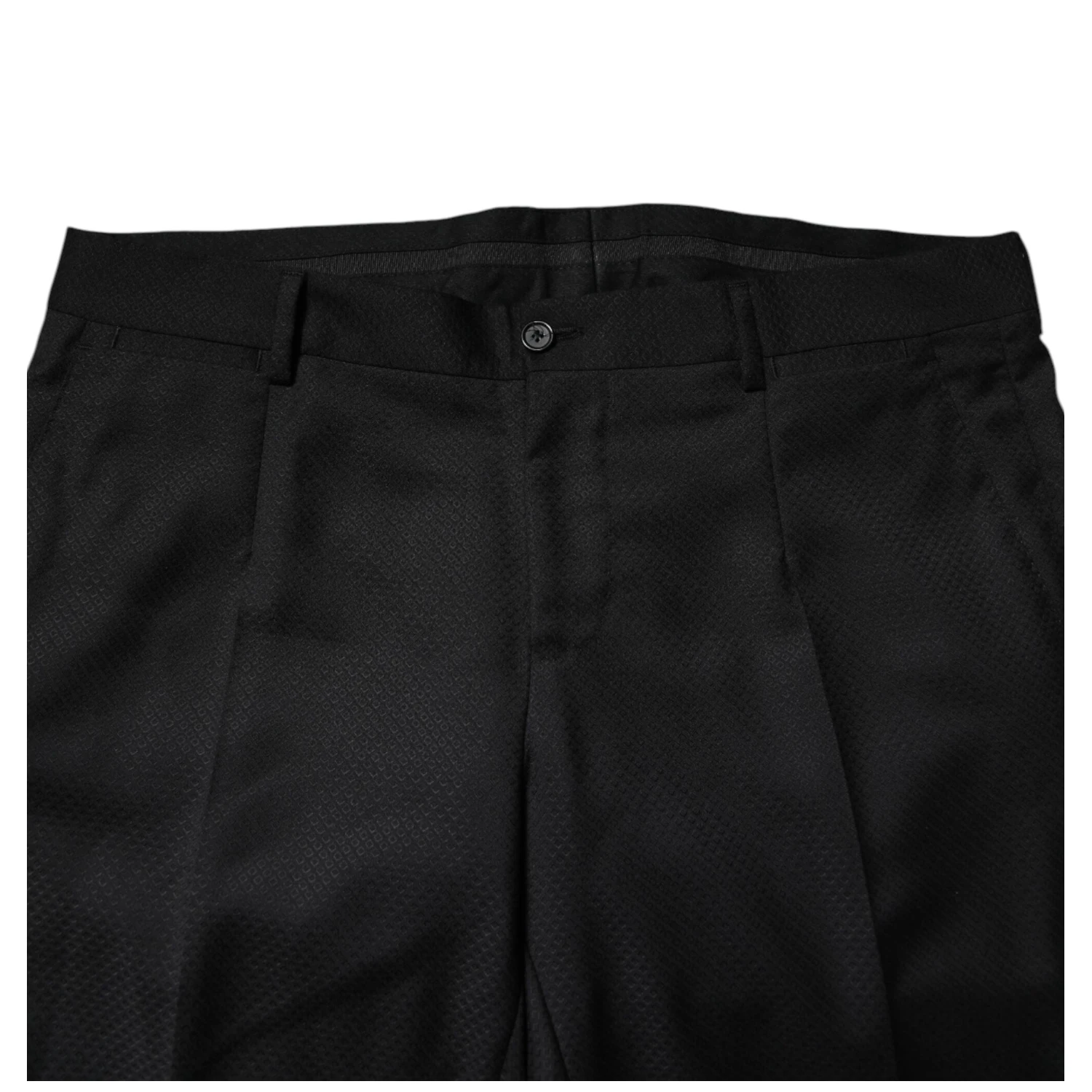 Black Wool Single Breasted 2 Piece Suit