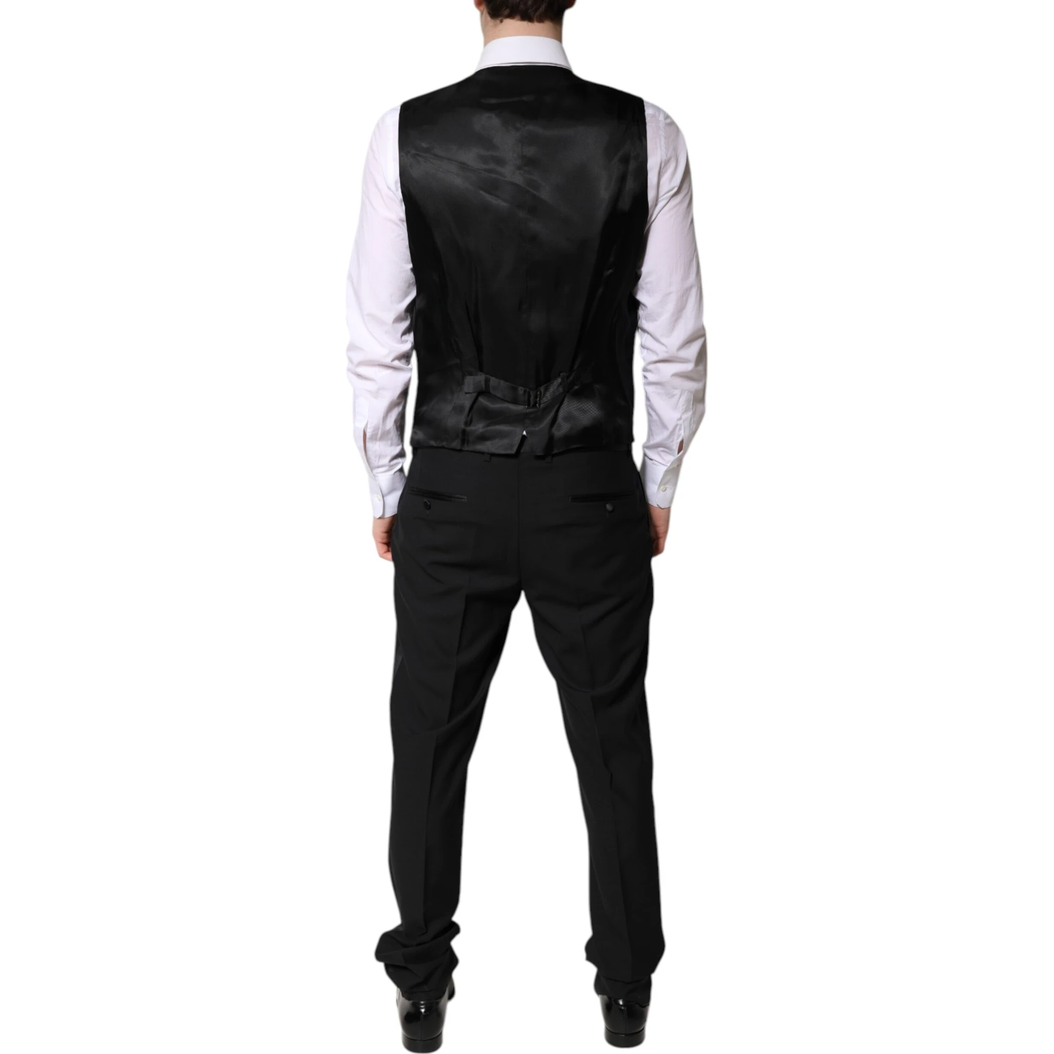 Black Single Breasted Formal 3 Piece Suit
