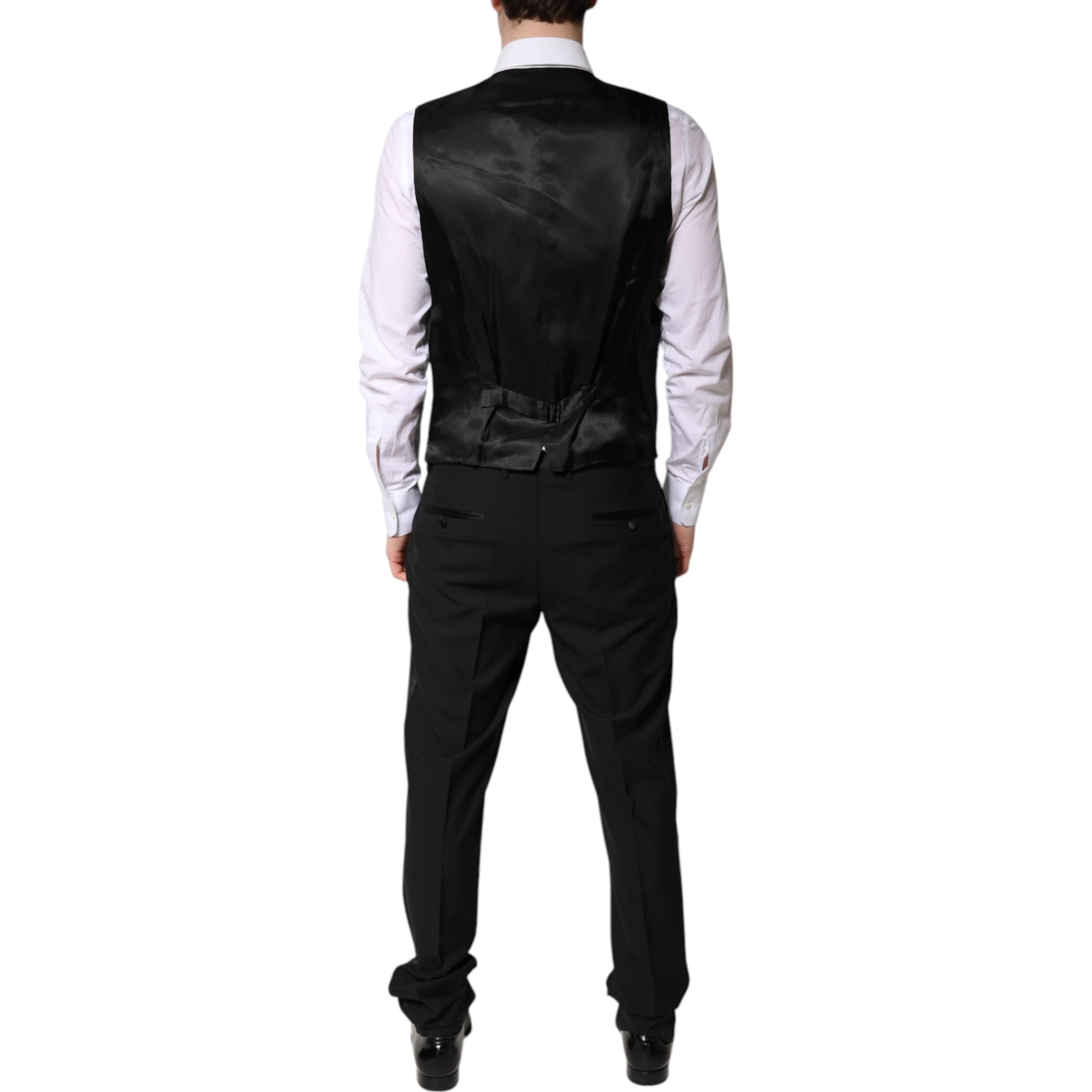 Black Single Breasted Formal 3 Piece Suit