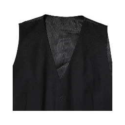 Black Single Breasted Formal 3 Piece Suit