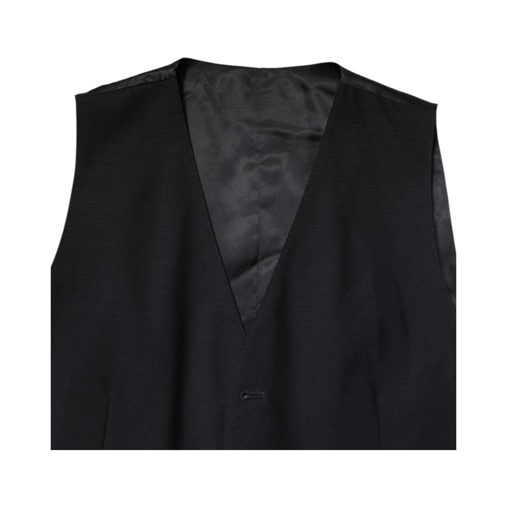 Black Single Breasted Formal 3 Piece Suit