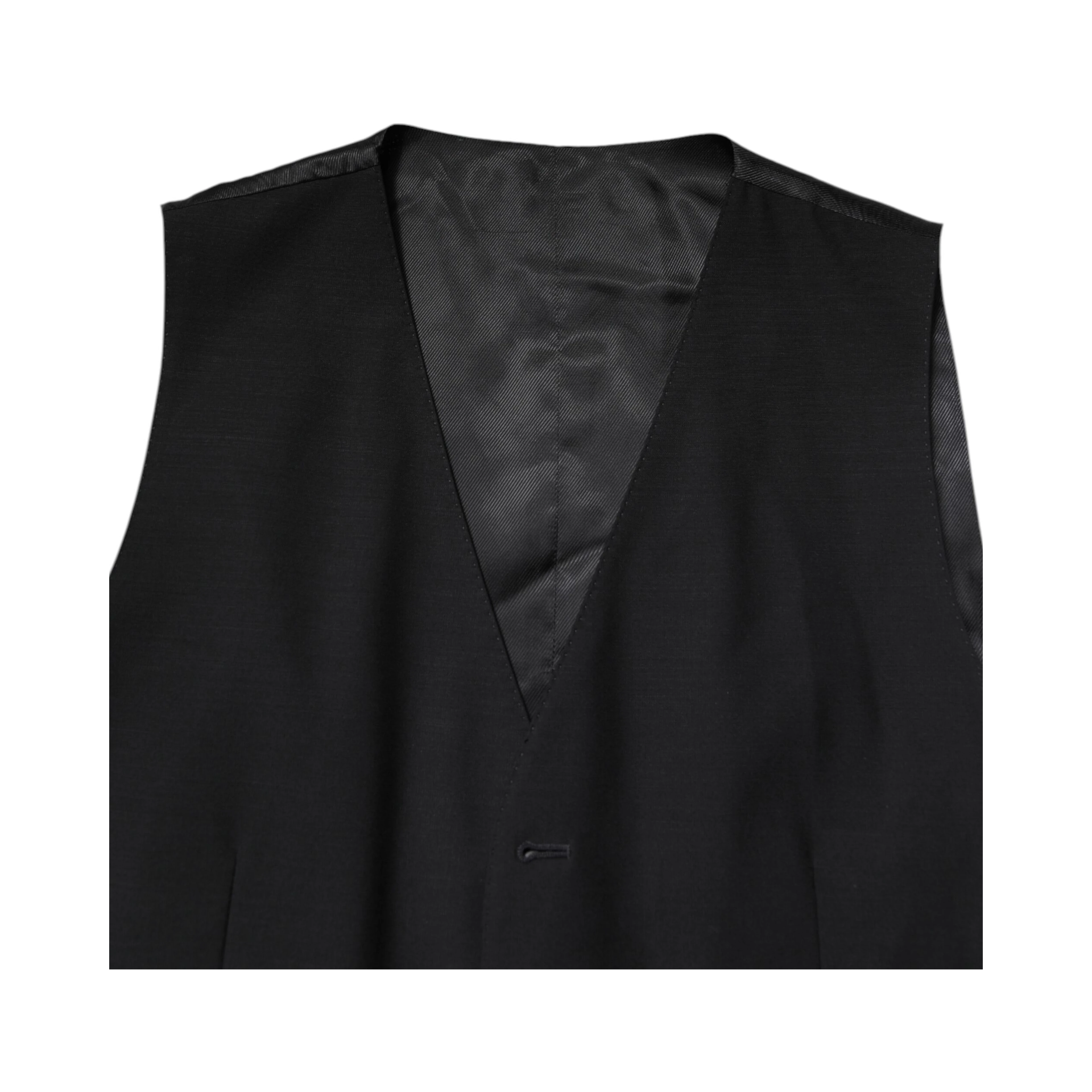 Black Single Breasted Formal 3 Piece Suit