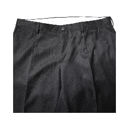 Dark Gray Wool Single Breasted 2 Piece Suit