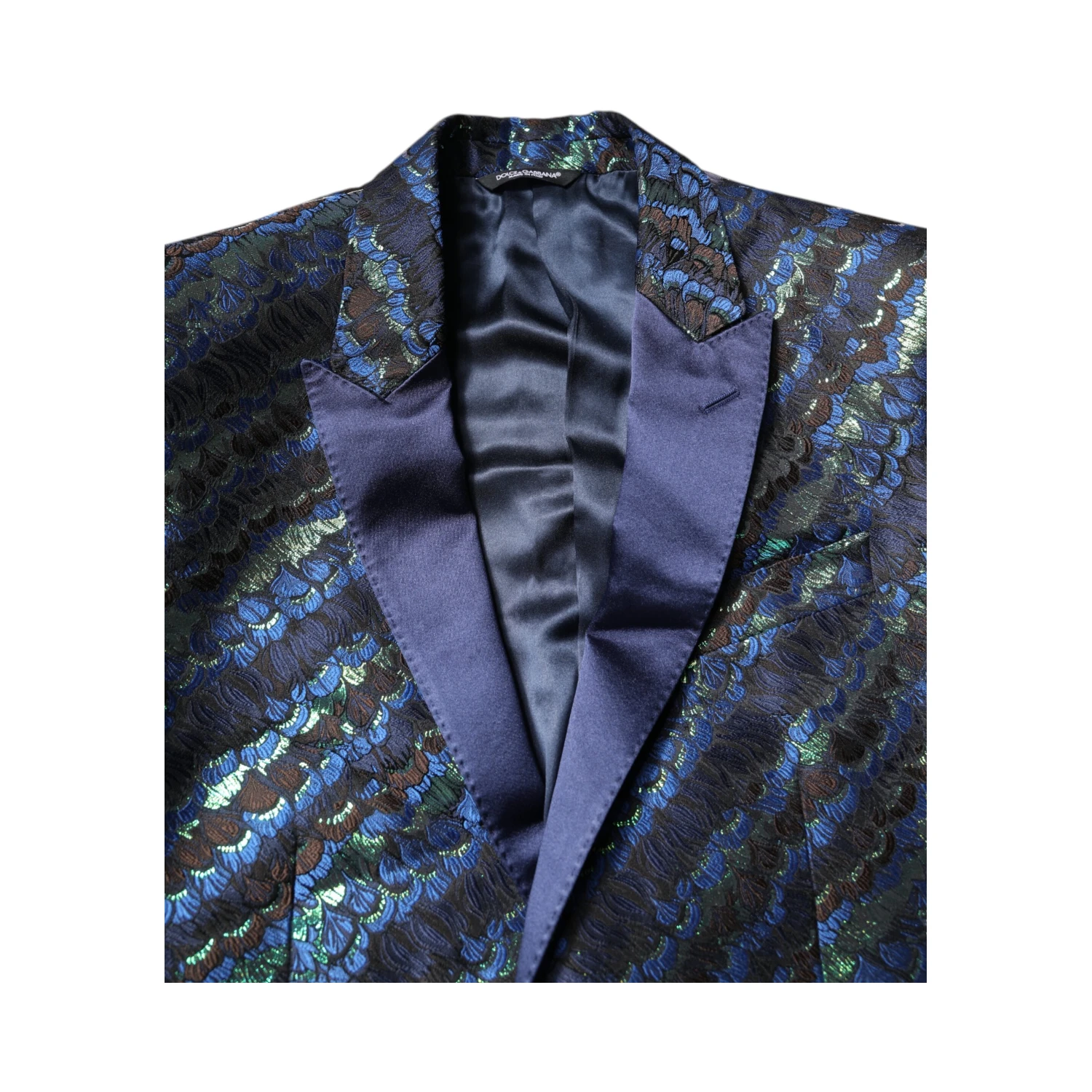 Multicolor Polyester Jacquard 2 Piece Suit