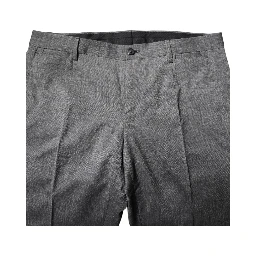 Gray Wool Single Breasted 2 Piece Suit