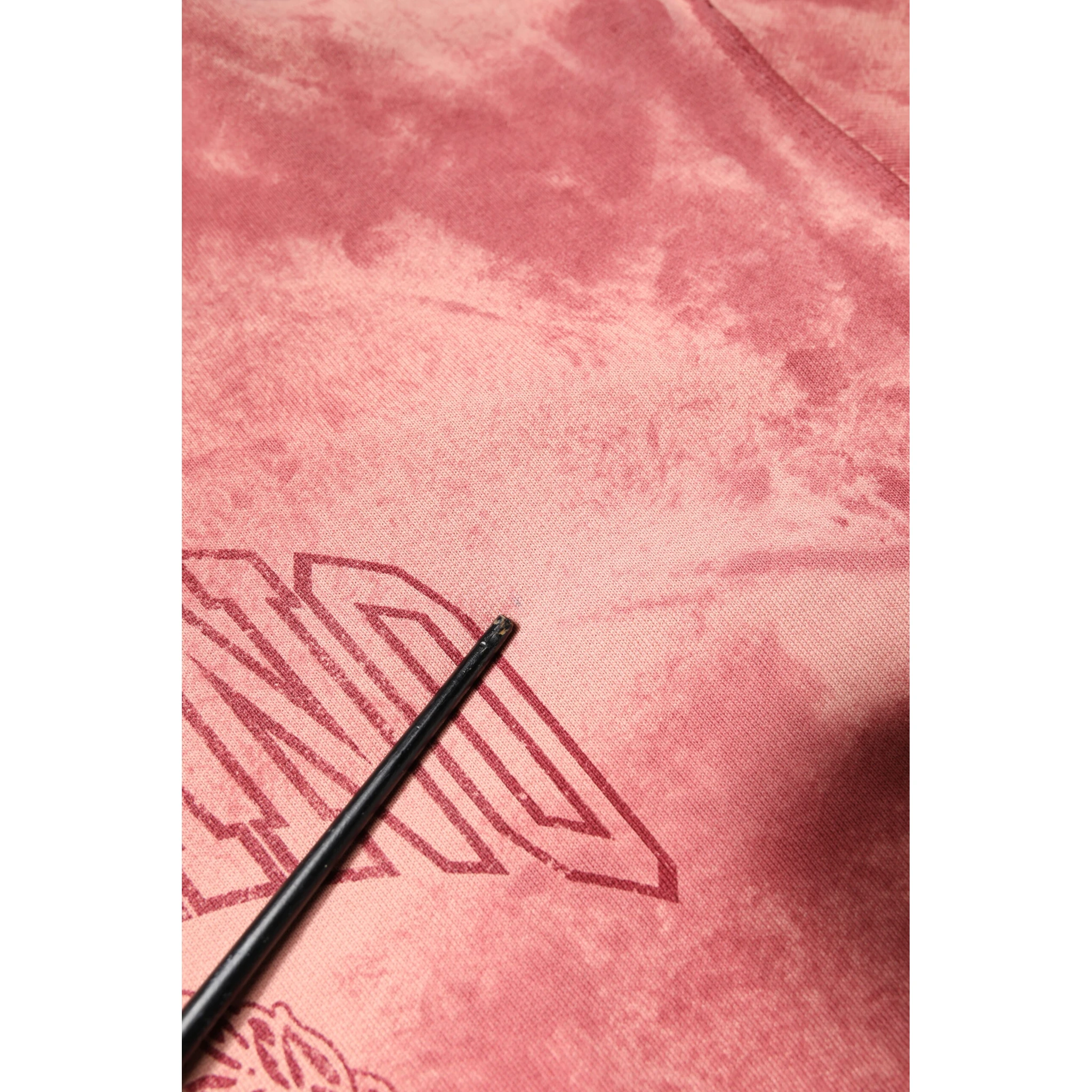 Pink Wash DG MILANO Hooded Pullover Sweater