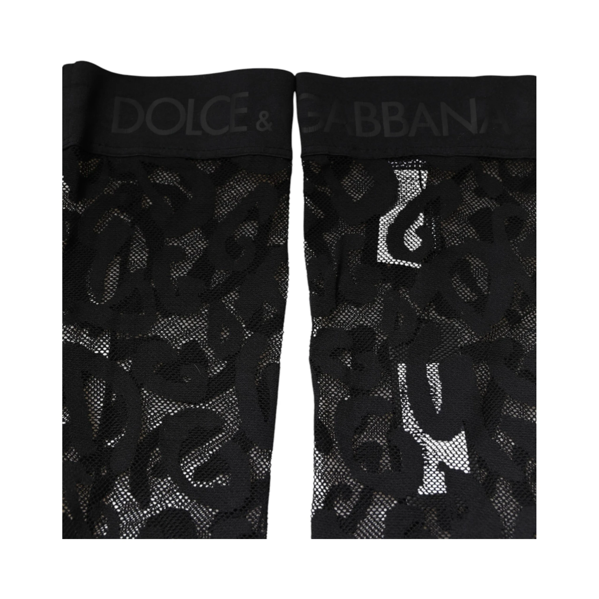 Black Floral Lace Cotton Stretch Stockings Socks