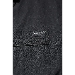 Black Cotton Men Pajama Set Sleepwear