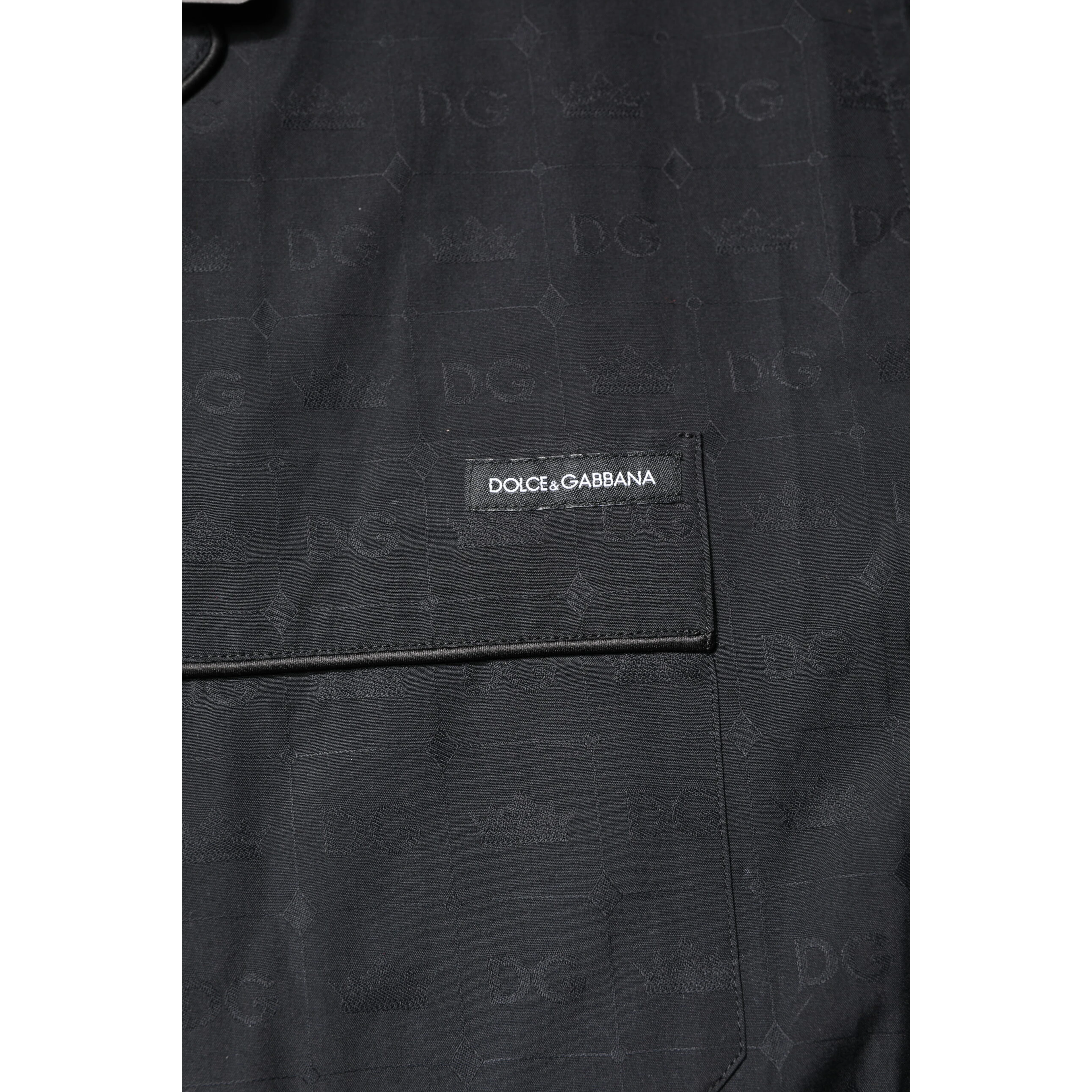 Black Cotton Men Pajama Set Sleepwear