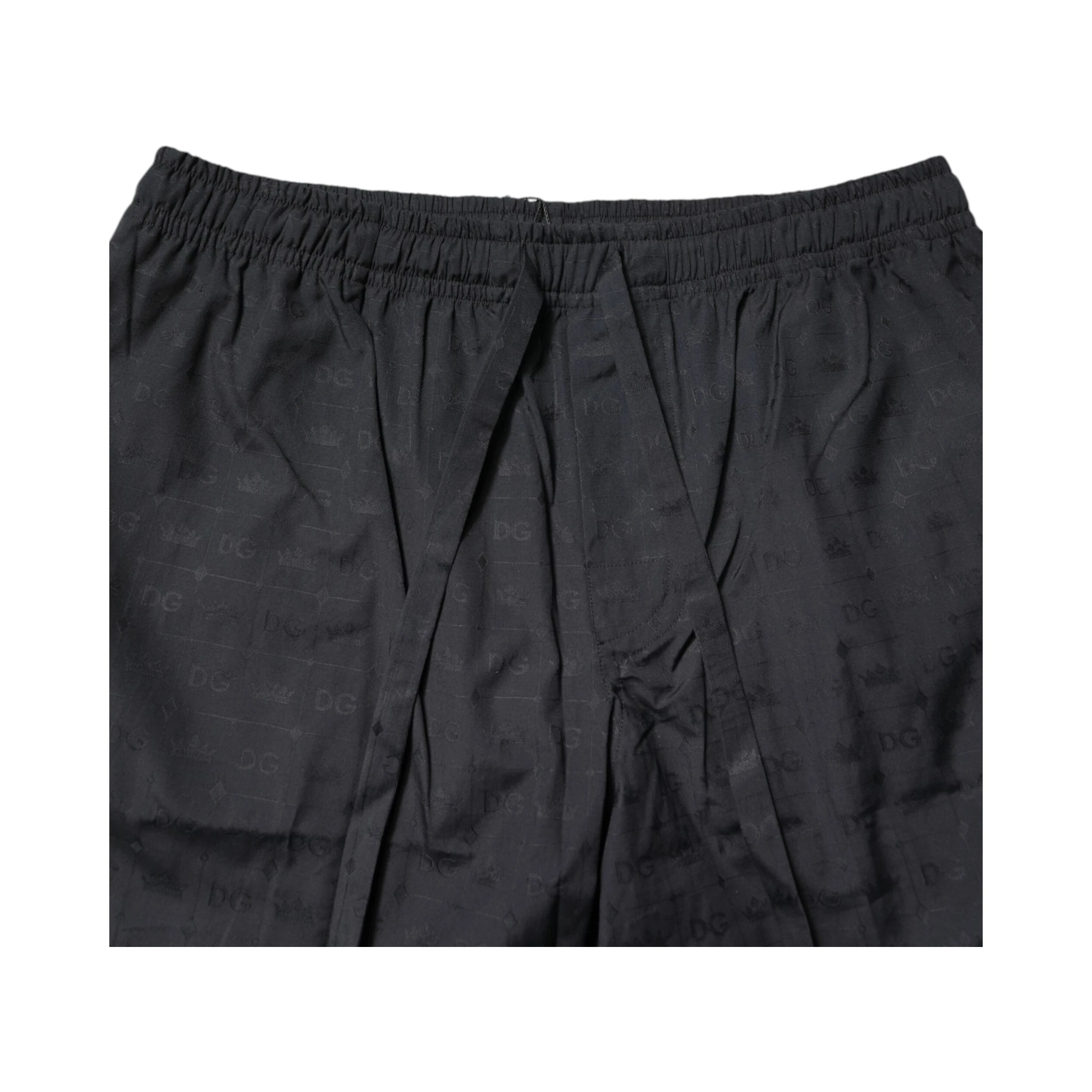 Black Cotton Men Pajama Set Sleepwear