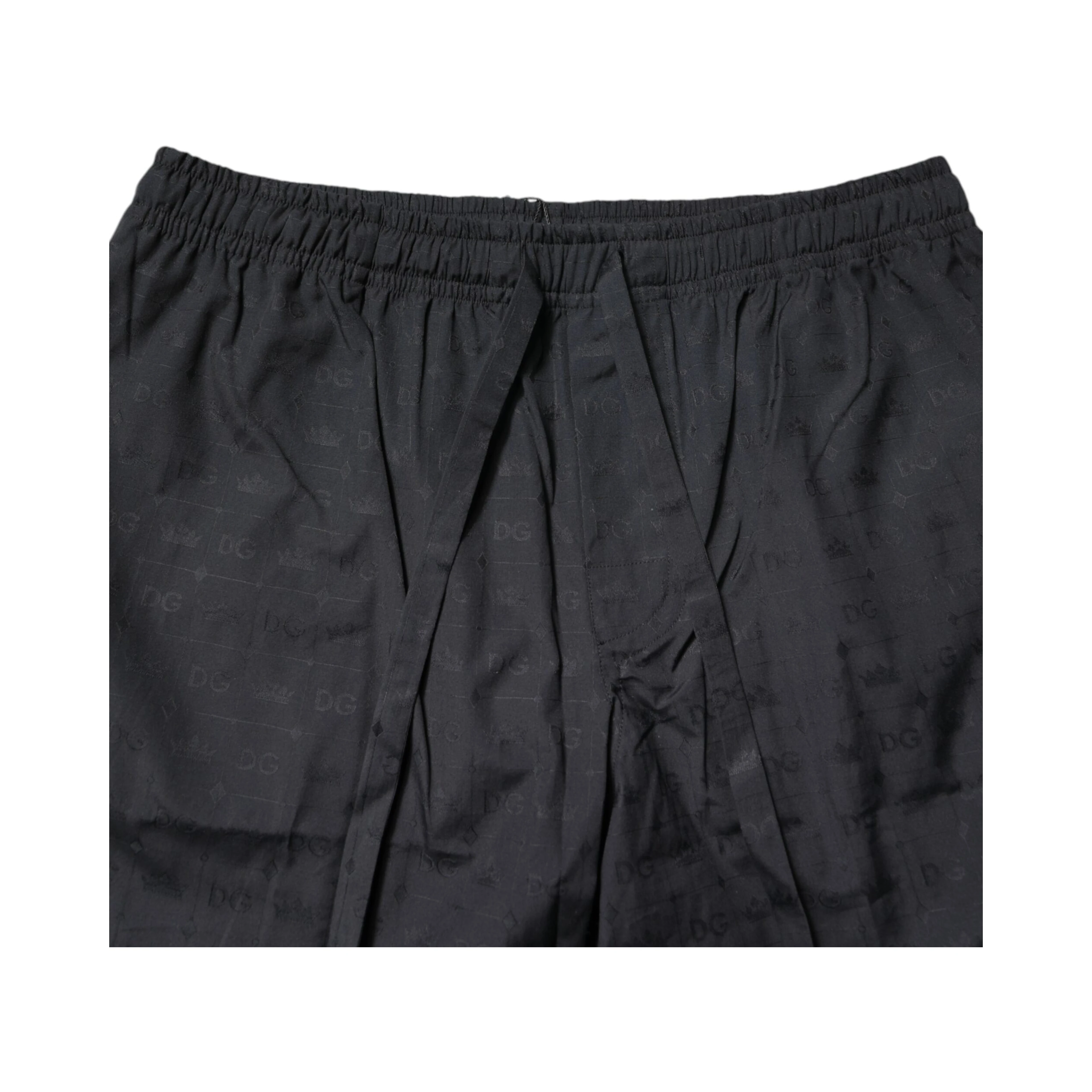 Black Cotton Men Pajama Set Sleepwear