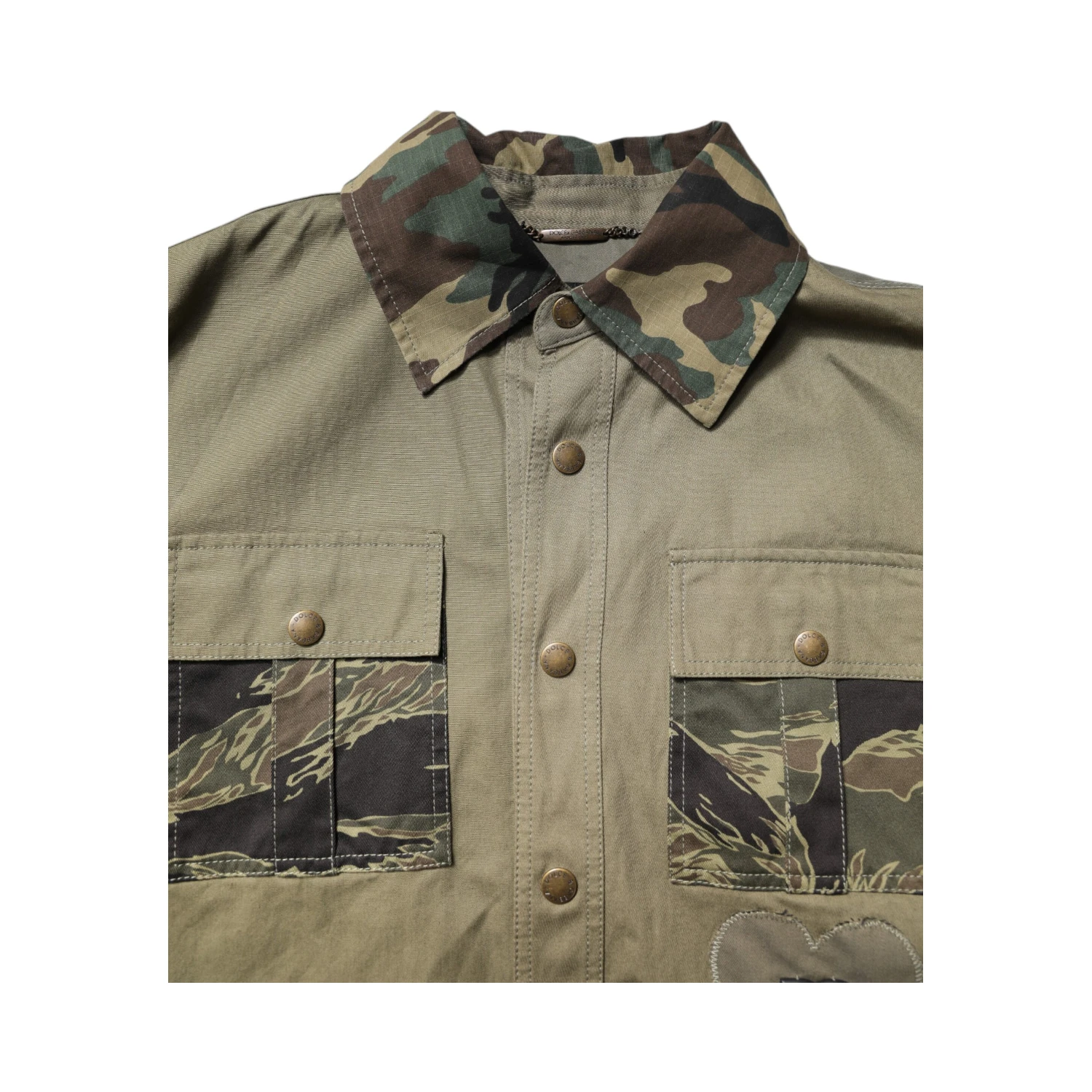 Brown Cotton Stretch Shirt Pants Casual Set