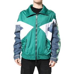 Multicolor Full Zip Windbreaker Jacket