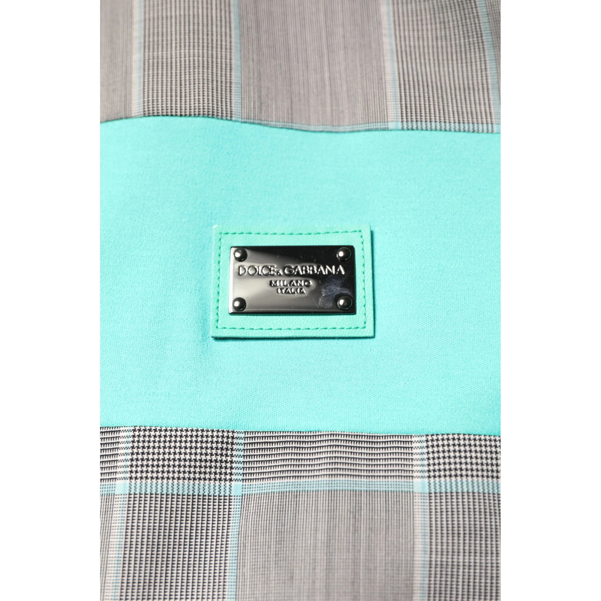 Multicolor Plaid Full Zip Windbreaker Jacket