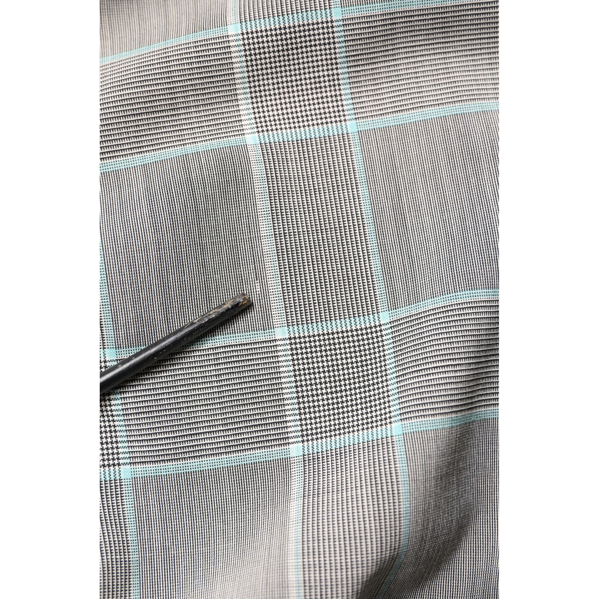 Multicolor Plaid Full Zip Windbreaker Jacket