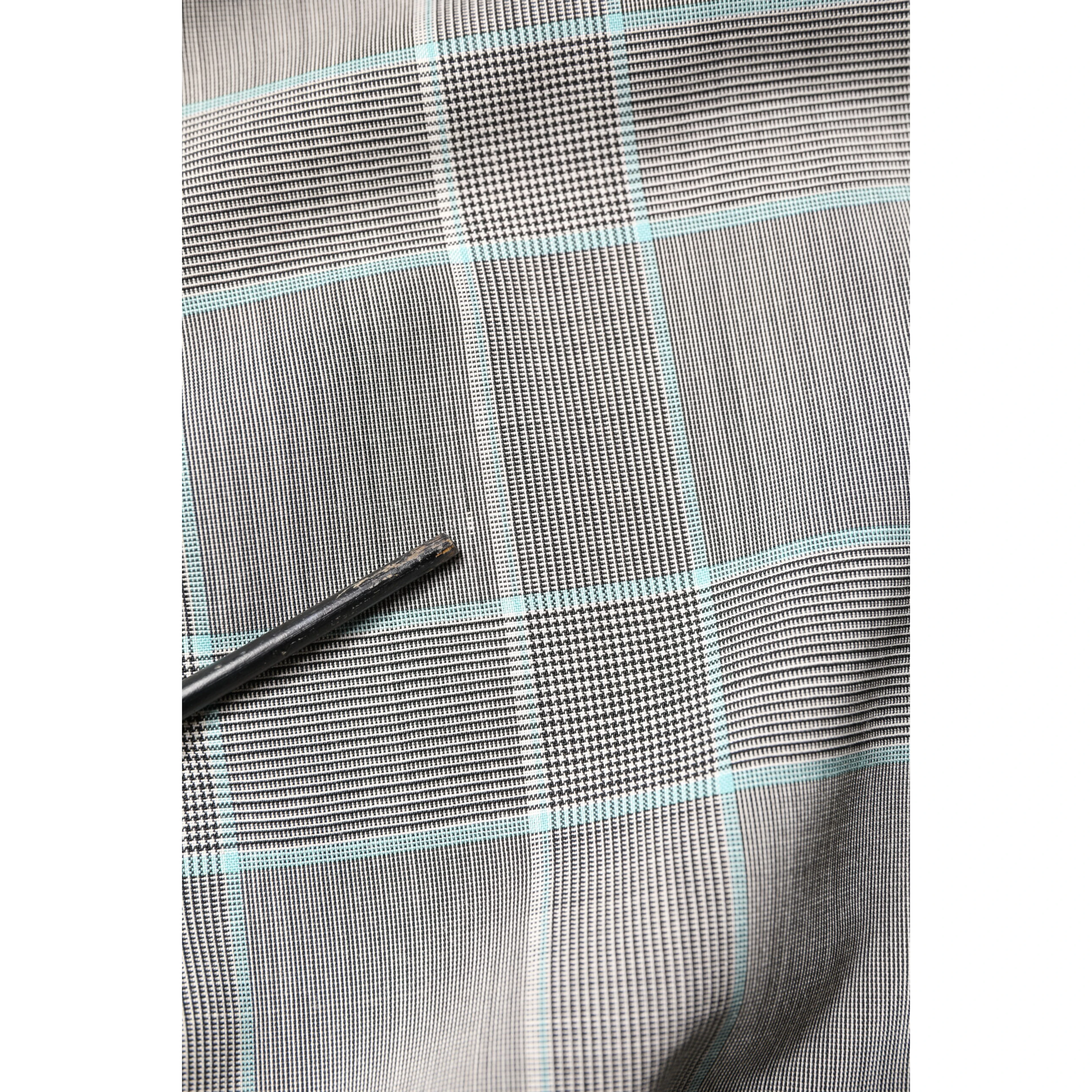 Multicolor Plaid Full Zip Windbreaker Jacket