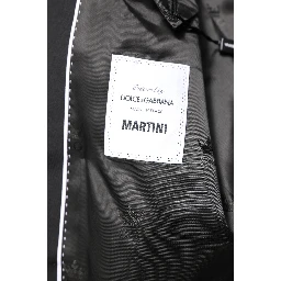 Black MARTINI Double Breasted Coat Blazer