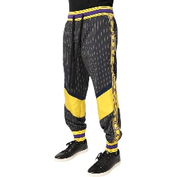 Multicolor Cotton Men Jogger Pants