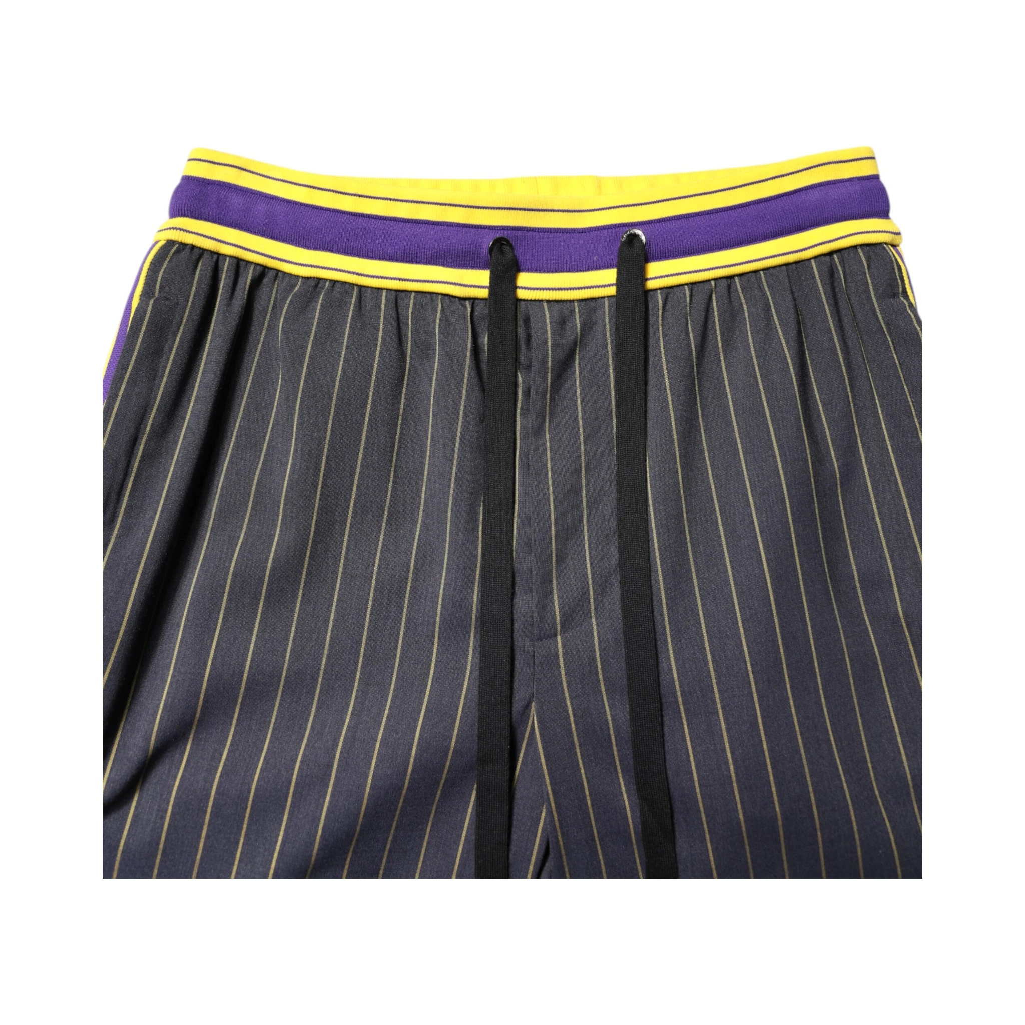 Multicolor Cotton Men Jogger Pants