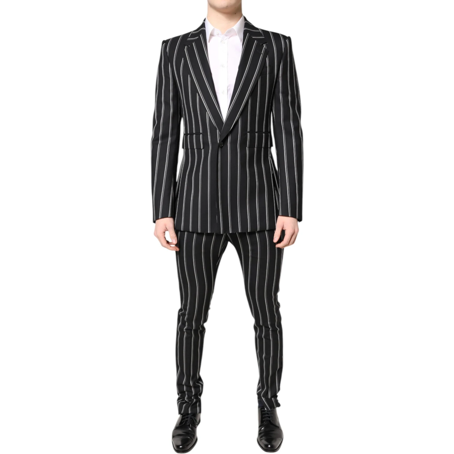 Black Striped SICILIA Formal 2 Piece Suit