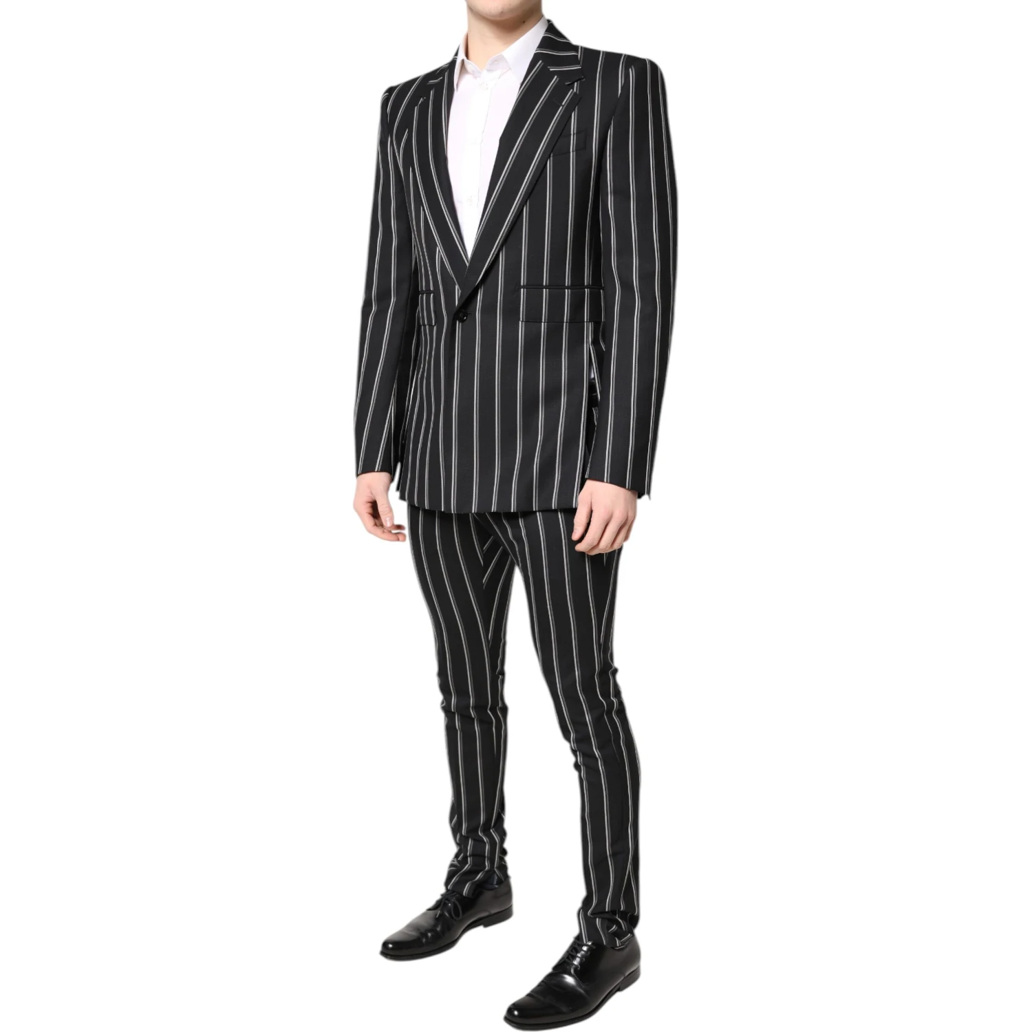 Black Striped SICILIA Formal 2 Piece Suit