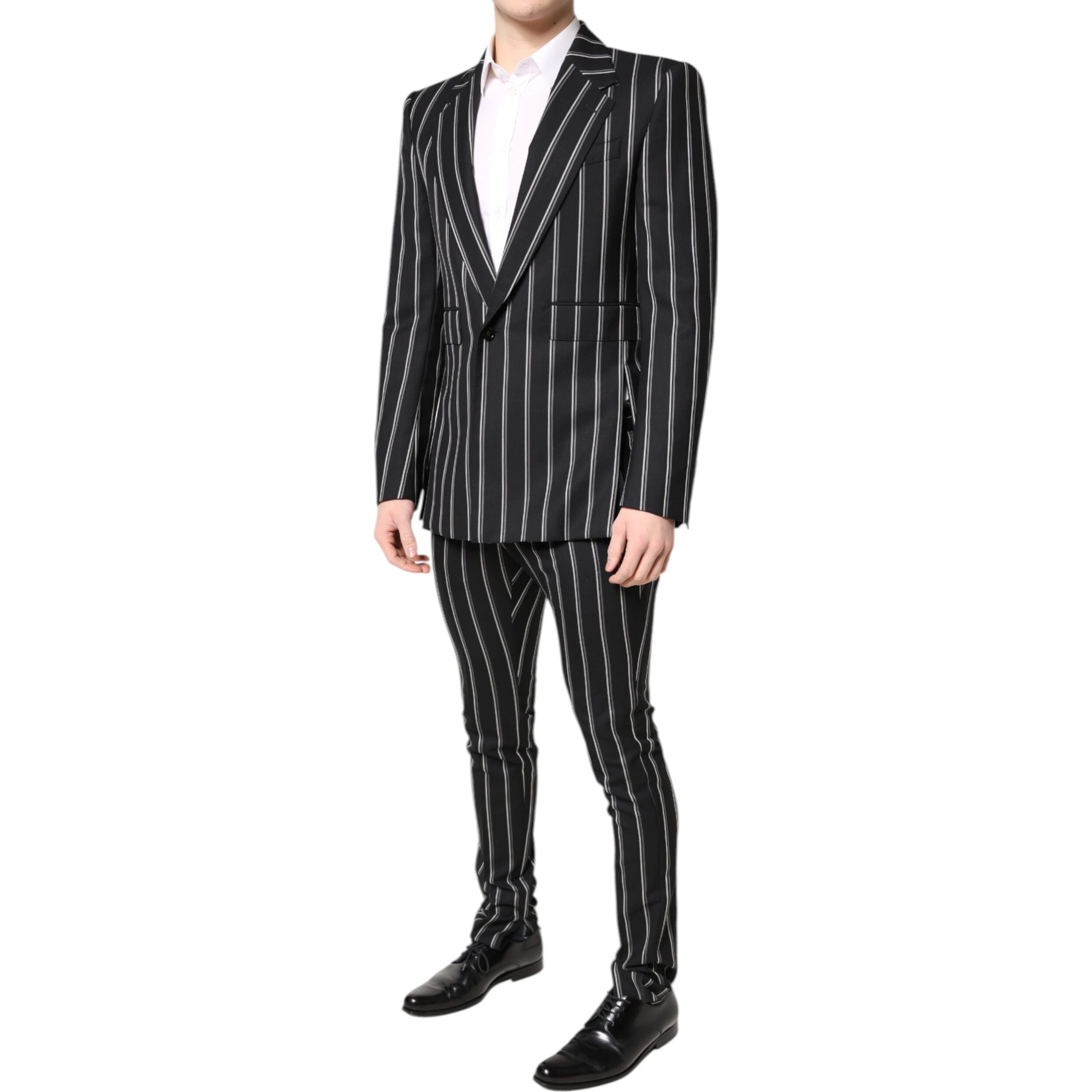 Black Striped SICILIA Formal 2 Piece Suit