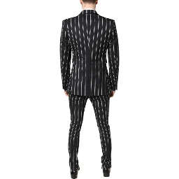 Black Striped SICILIA Formal 2 Piece Suit