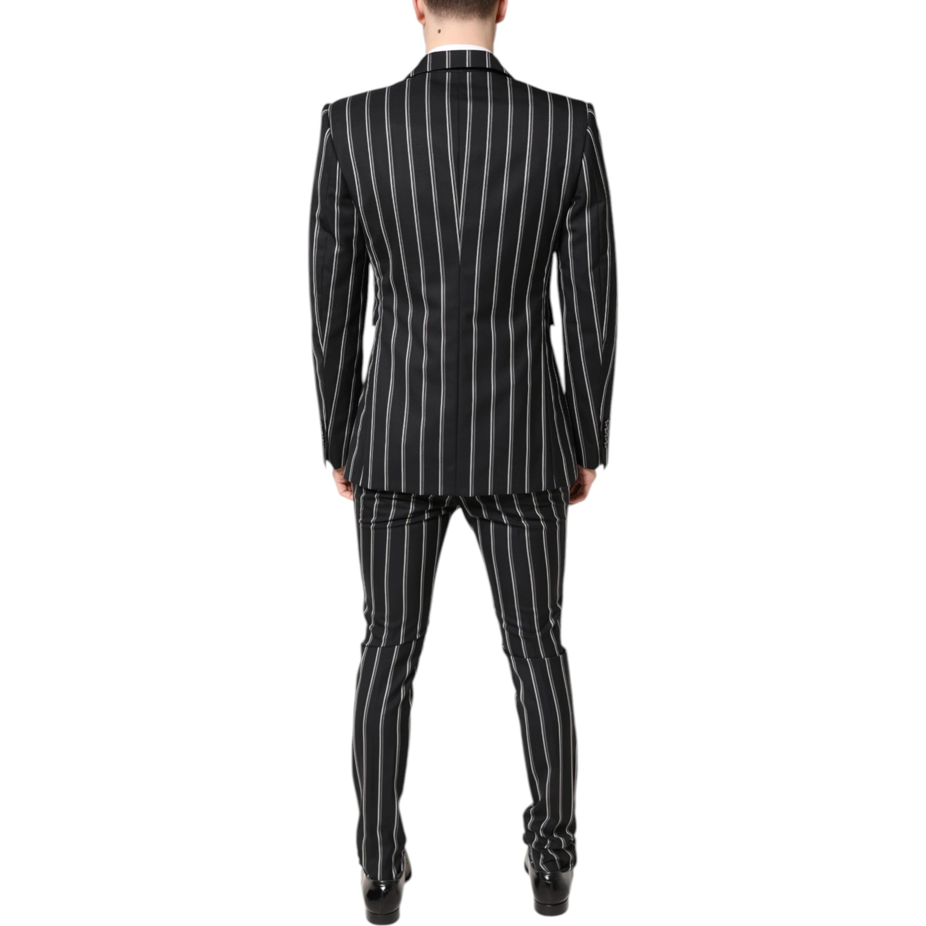 Black Striped SICILIA Formal 2 Piece Suit