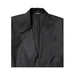 Black Cotton TAORMINA Formal 2 Piece Suit