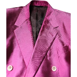 Pink SICILIA Double Breasted 3 Piece Suit