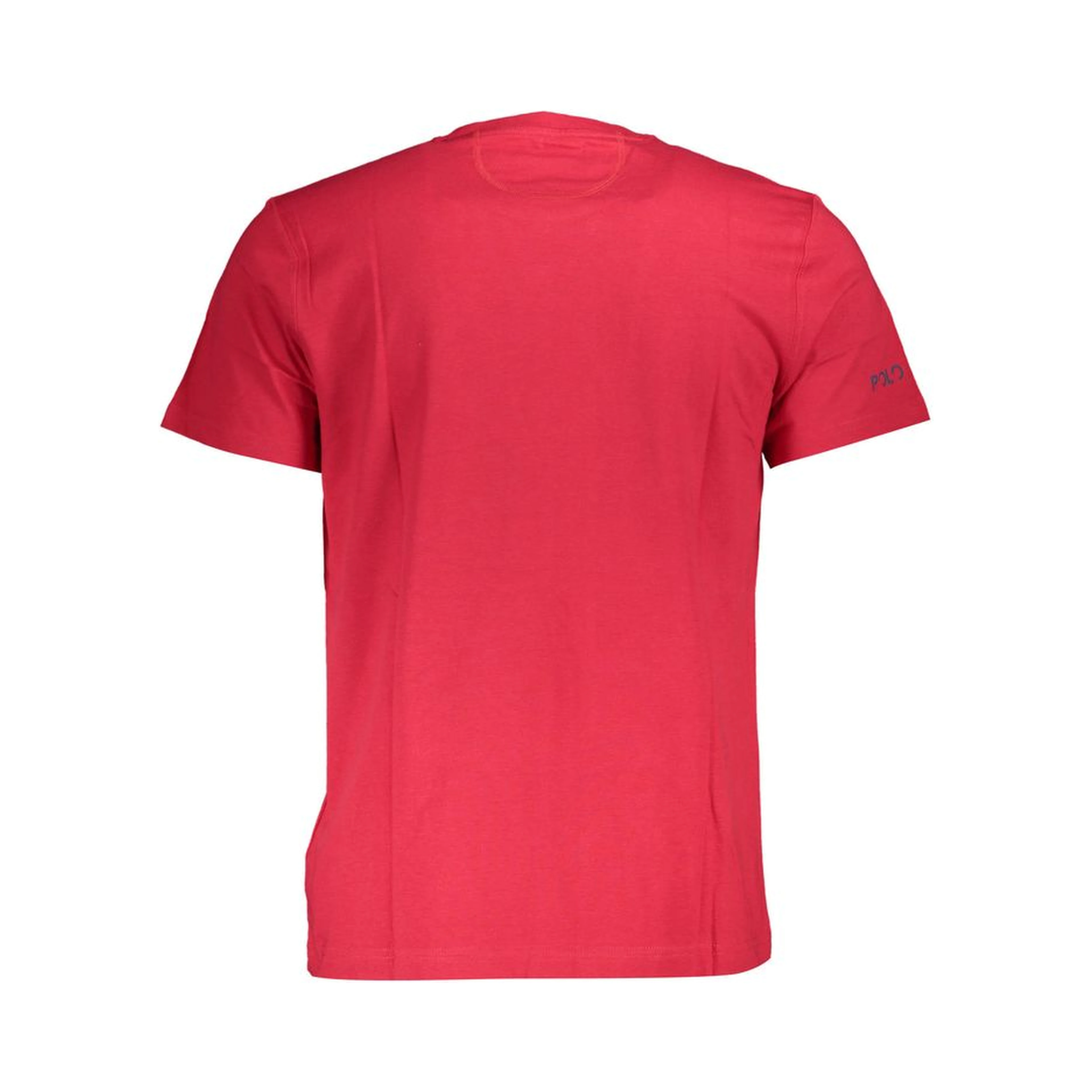 Red Cotton Men T-Shirt