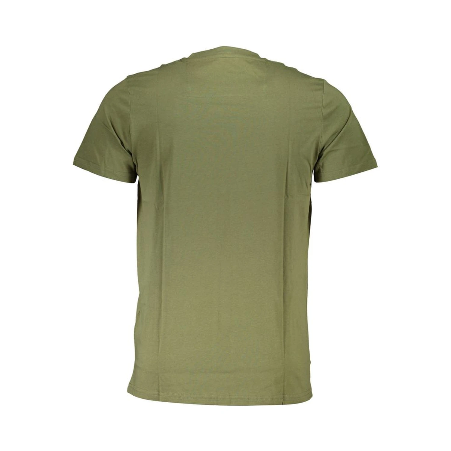 Green Cotton Men T-Shirt