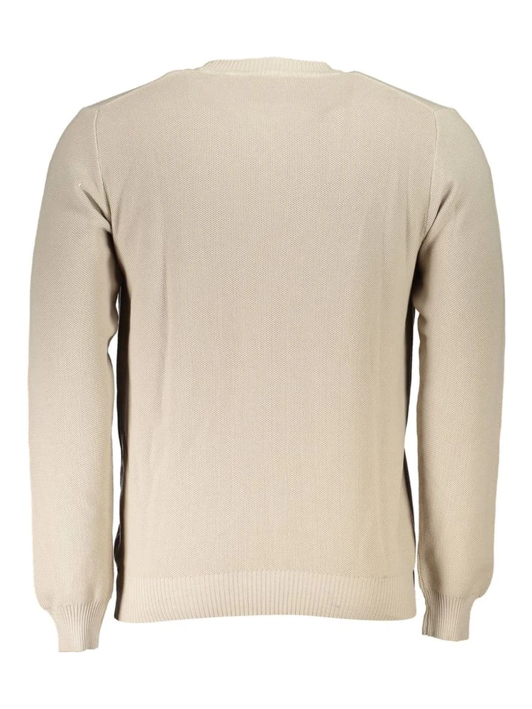 Beige Cotton Men Sweater In Neutral alternative