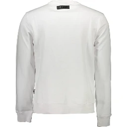 White Cotton Men Sweater