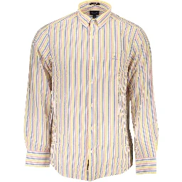 White Cotton Men Shirt