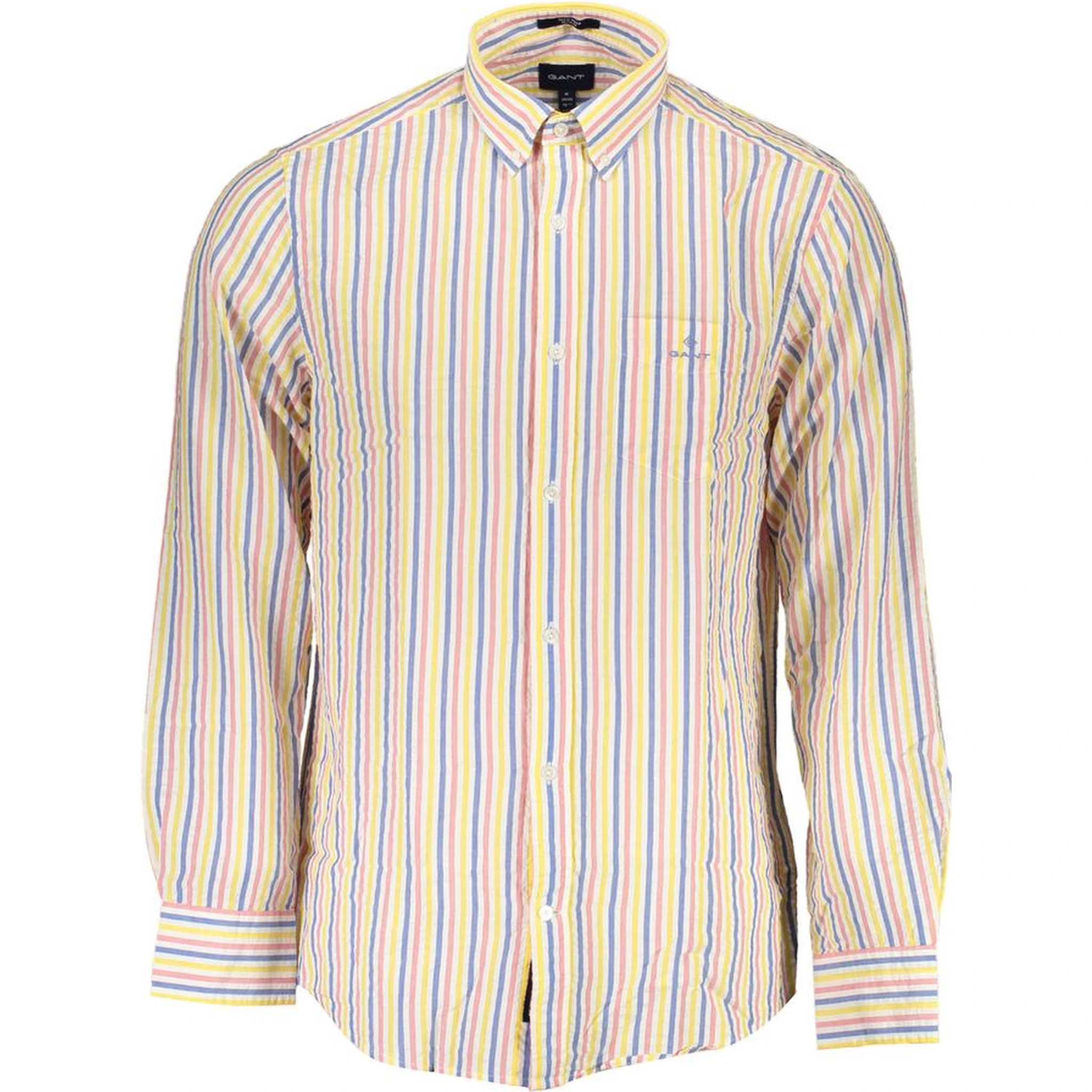 White Cotton Men Shirt