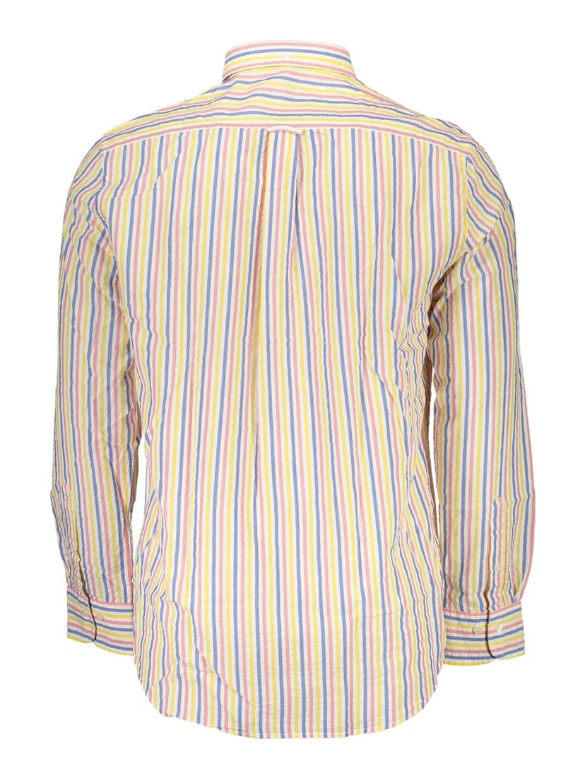 White Cotton Men Shirt