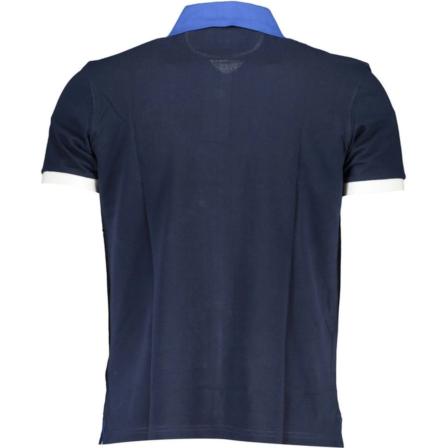 Blue Cotton Mens Polo Shirt