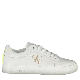 White Leather Women Sneaker
