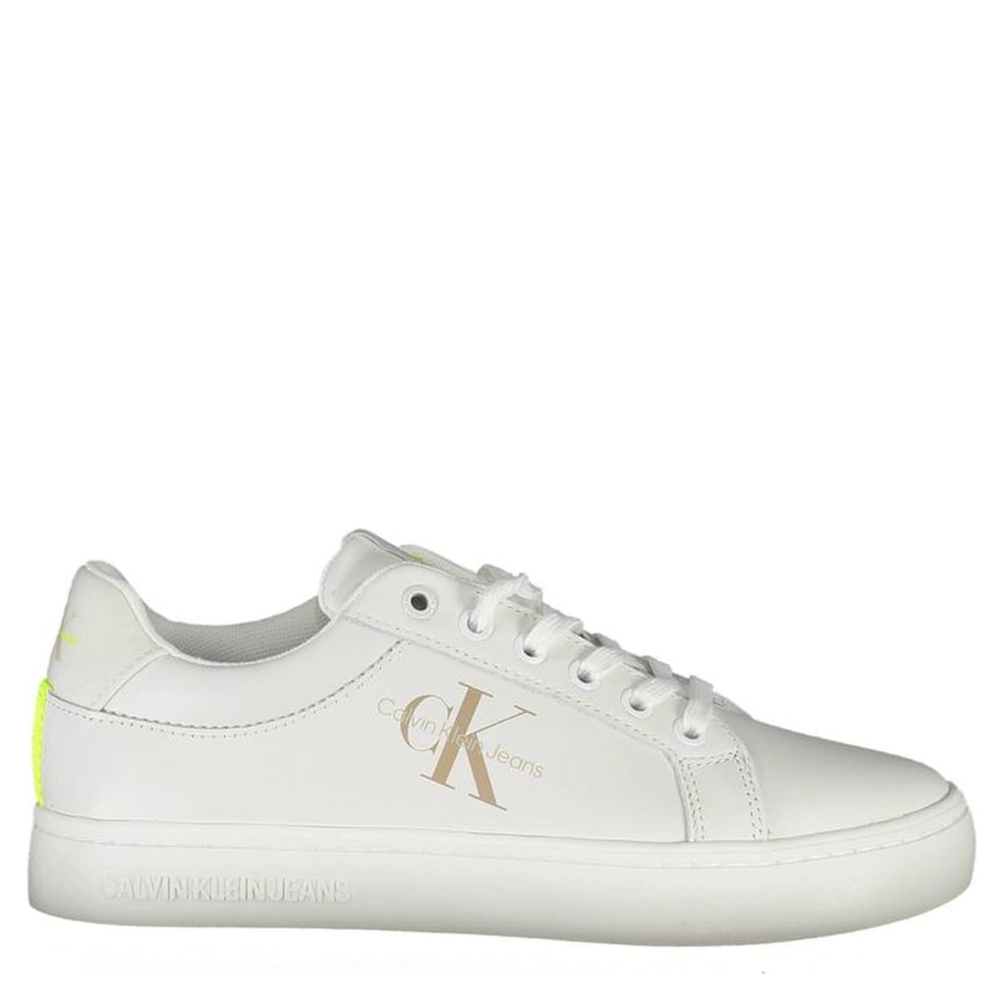 White Leather Women Sneaker
