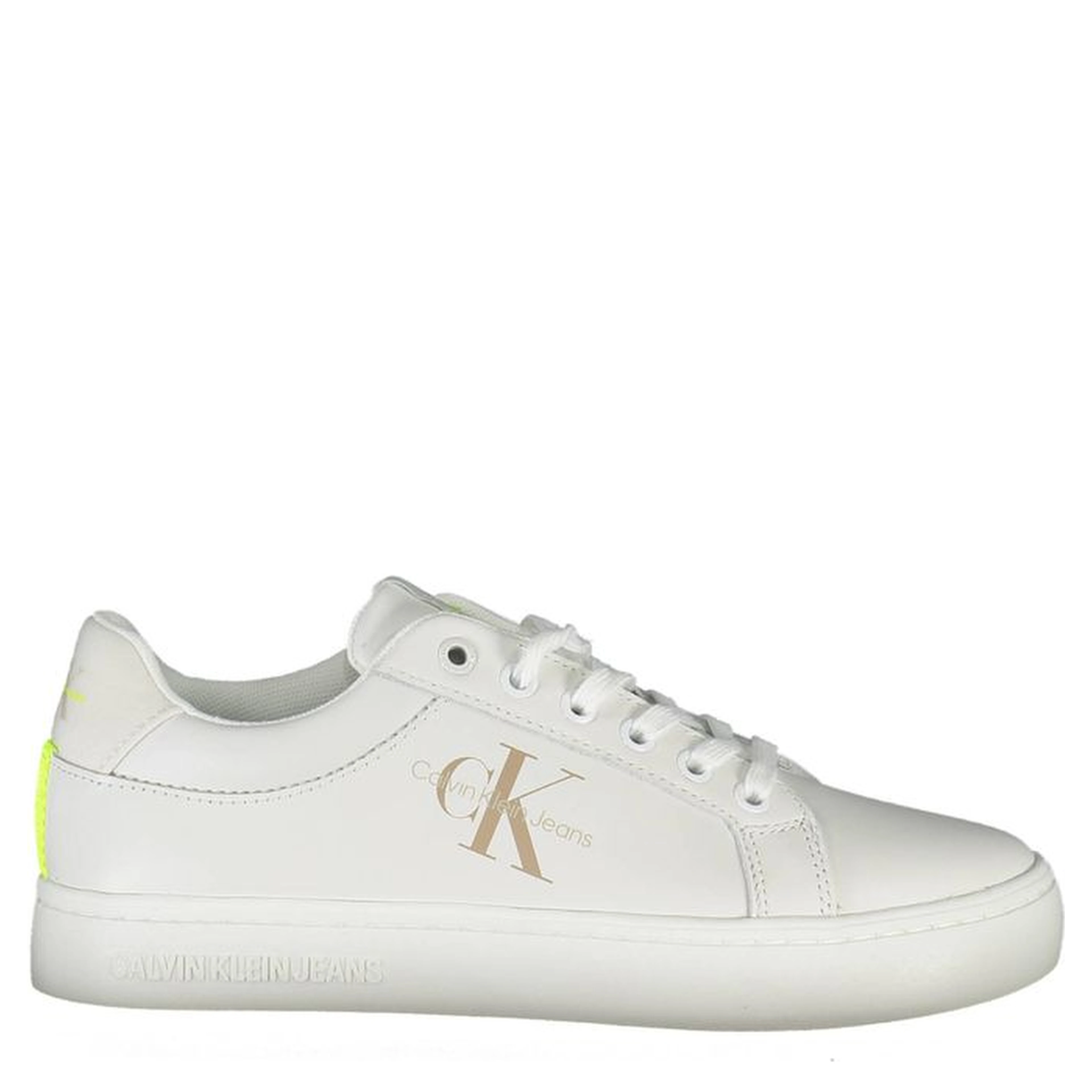 White Leather Women Sneaker