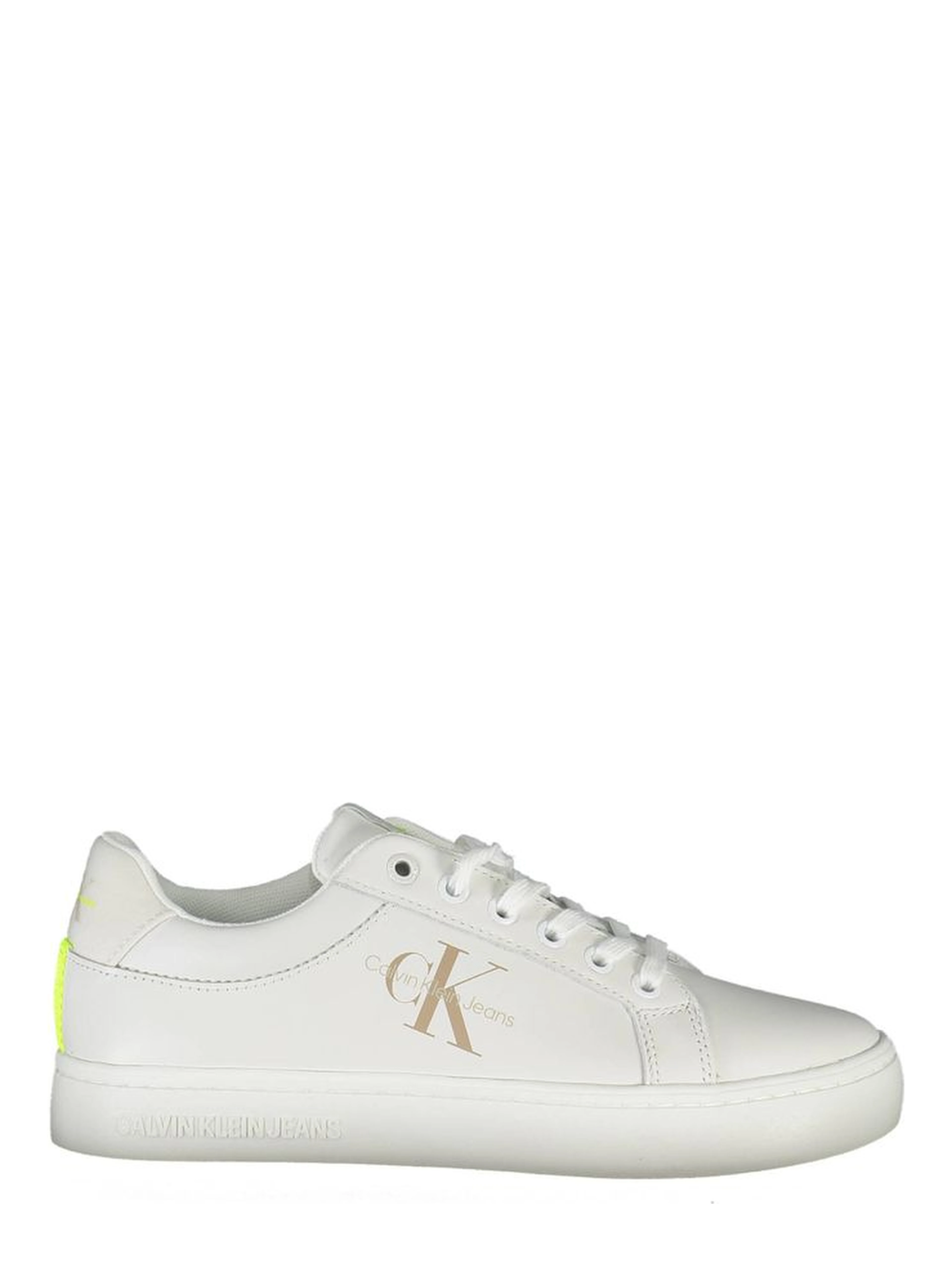 White Leather Women Sneaker