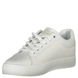 White Leather Women Sneaker