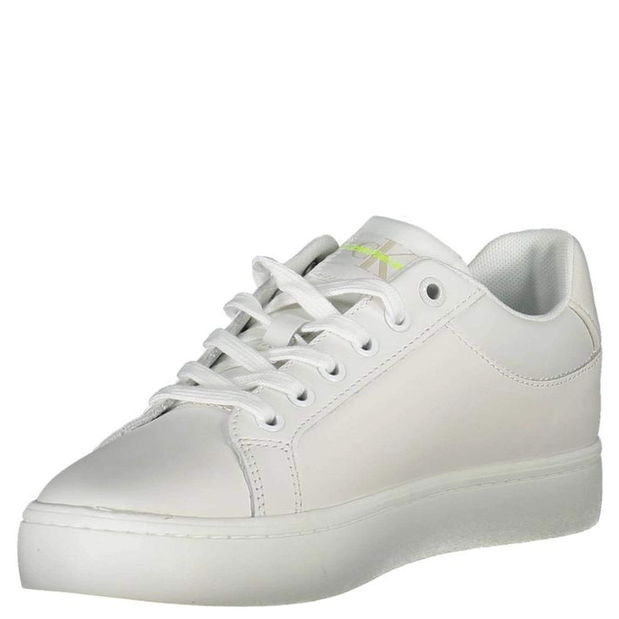 White Leather Women Sneaker